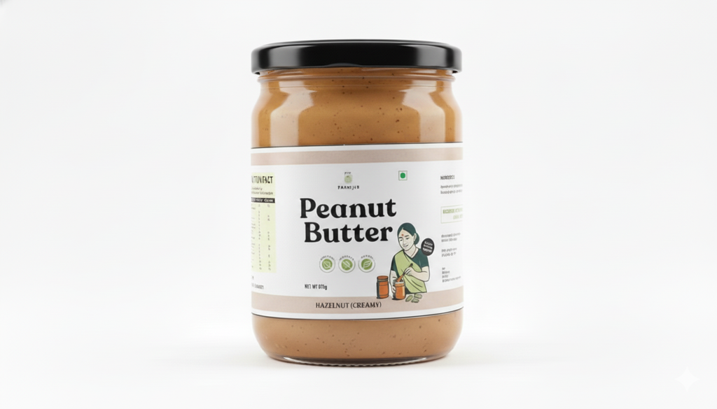 Peanut Butter - HAZELNUT - Farm2Jar SUGAR FREE