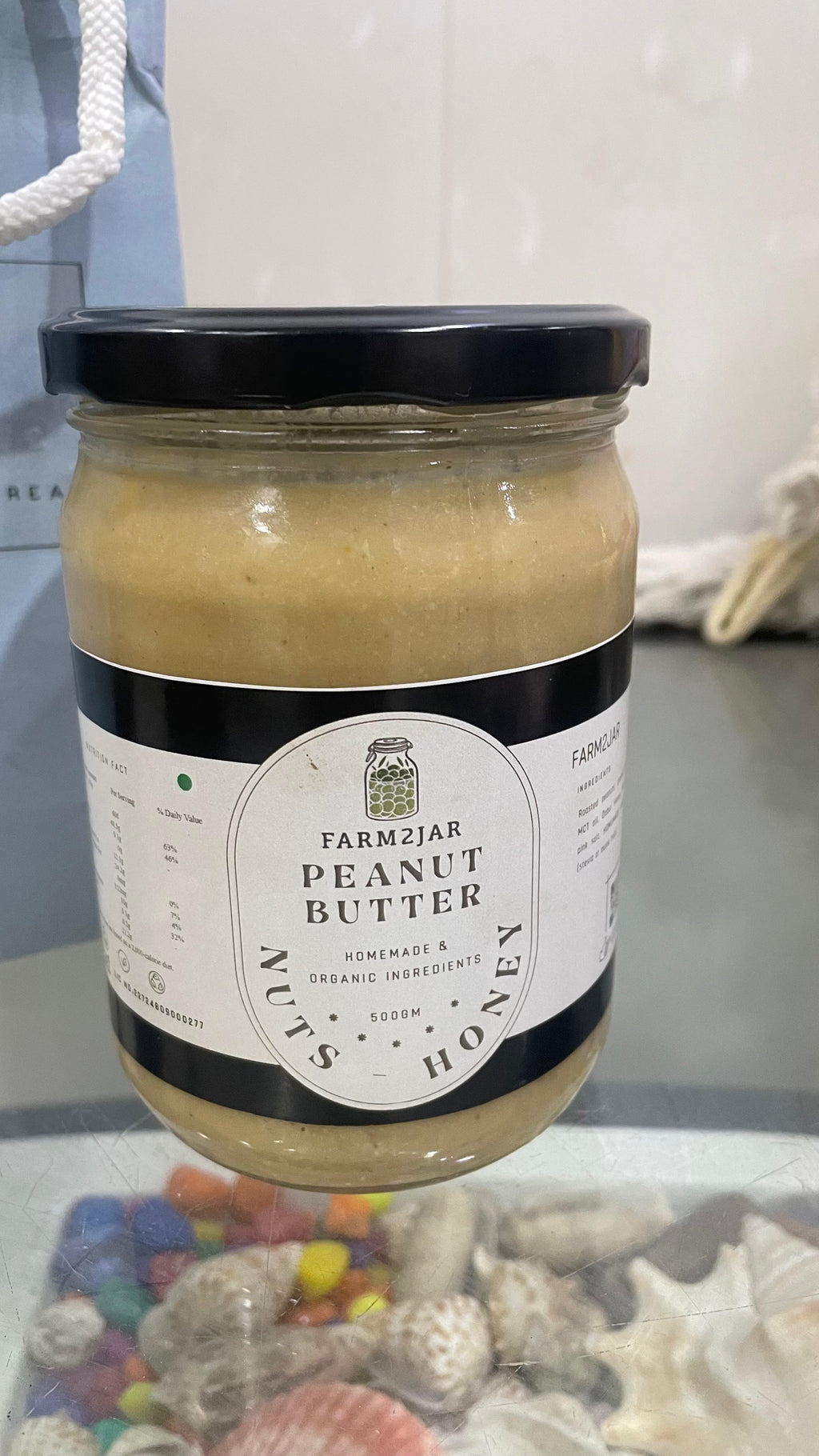 Peanut Butter - Nuts & Honey - Farm2Jar SUGAR FREE - GLUTEN FREE