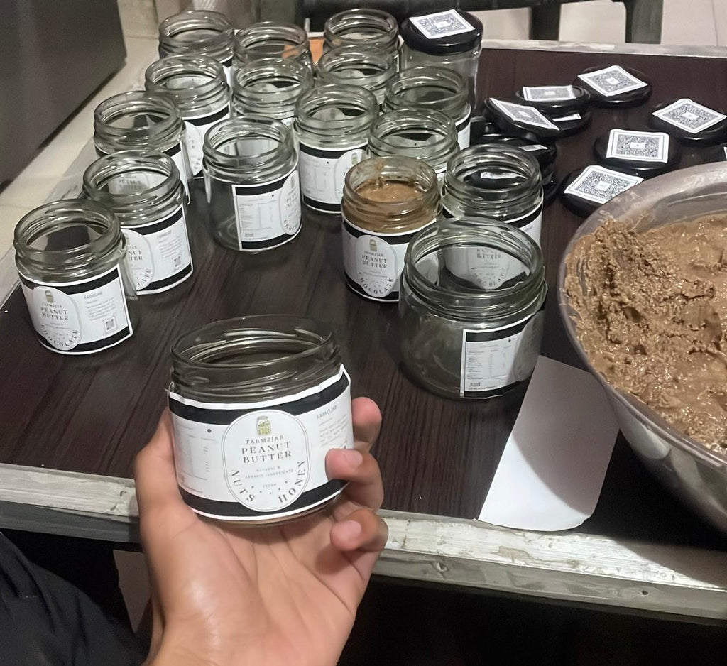 Peanut Butter - Nuts & Honey - Farm2Jar SUGAR FREE - GLUTEN FREE