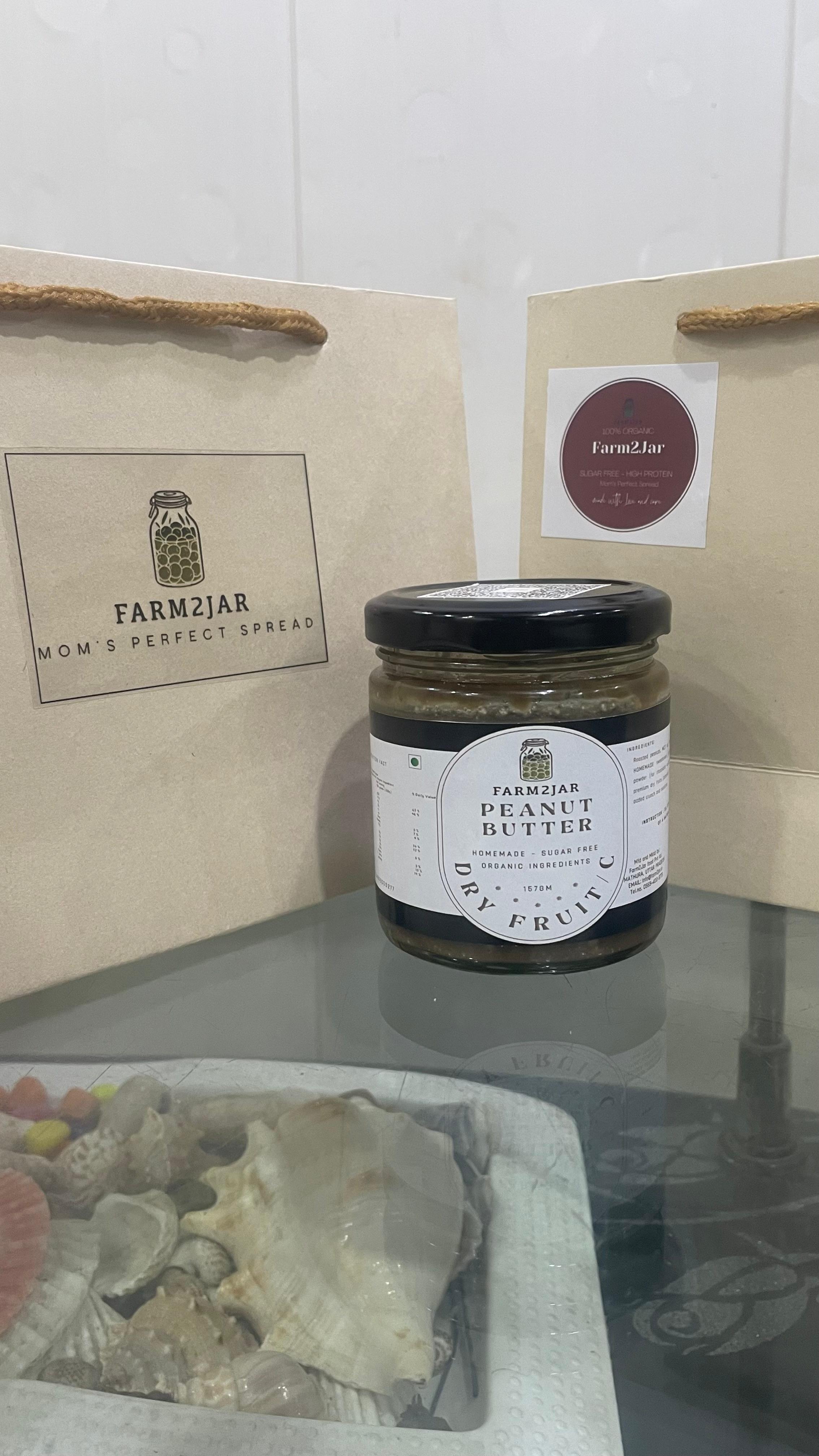 Peanut Butter - Dry Fruit & CHOCOLATE - Farm2Jar SUGAR FREE